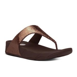 New Fitflop ELECTRA CLASSIC Sequin Thong - Bronze
